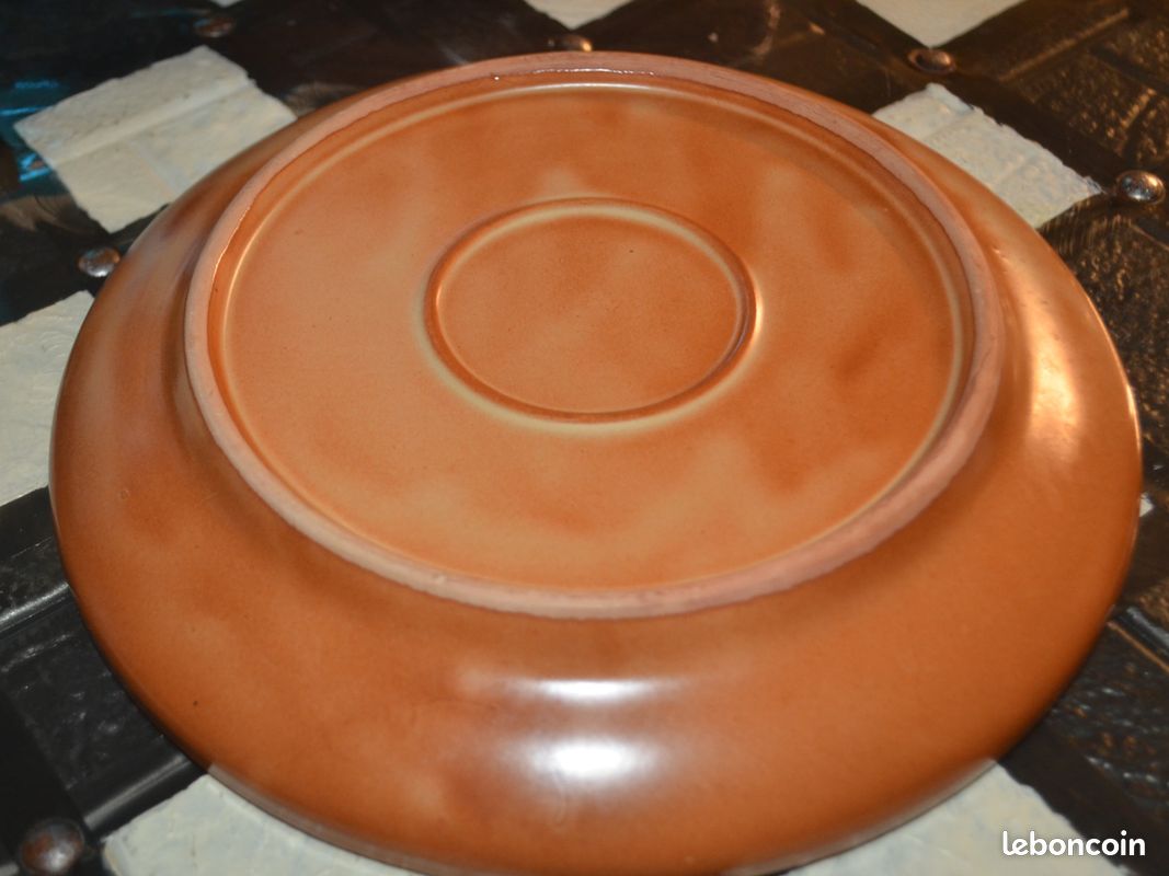 Lot de 5 assiettes plates en grès de diamètre 22 cm (image 3)