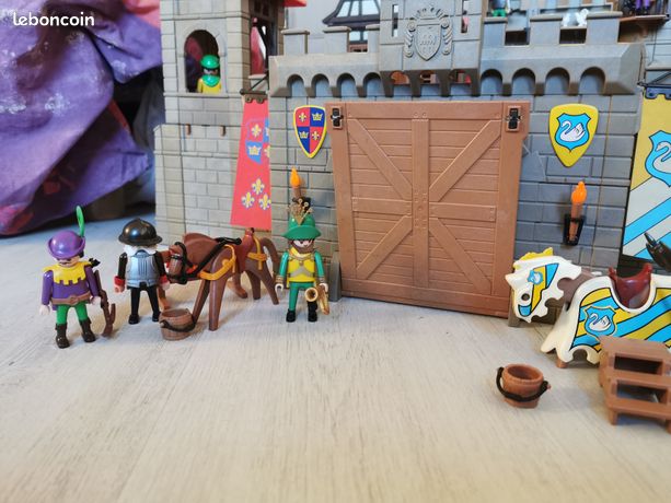 Playmobil 3666 Tour De Potier Du Moyen Âge – Maison Médiévale De Château – Accessoire Pour Jouets