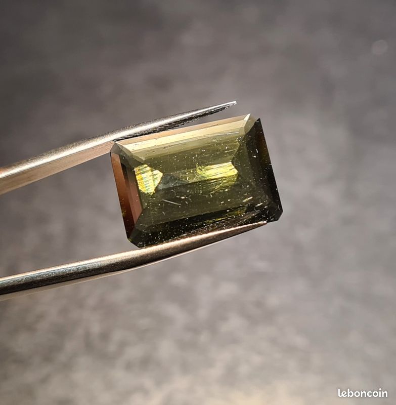 6 Cts Naturel Brésilien Améthyste Verte Pierre Précieuse En Vrac Poire