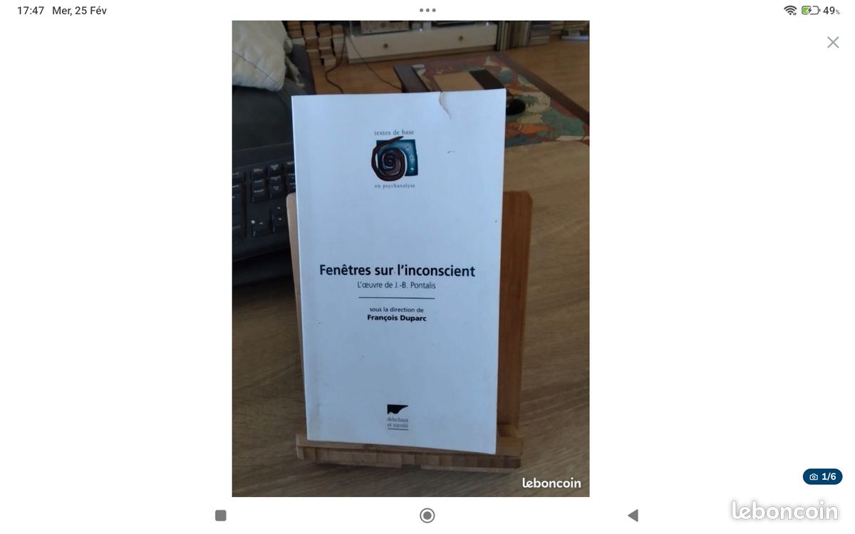 J.B Pontalis. L'oeuvre. Fenêtres sur l'inconscient (image 1)