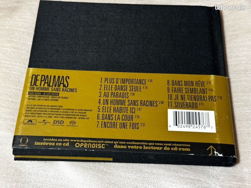 SACD De Palmas* – Un Homme Sans Racines - Super Audio CD (image 4)