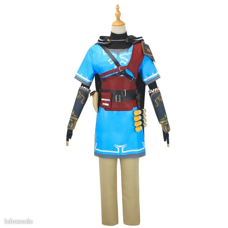 Costume Complet Cosplay Zelda Breath of the Wild Vêtements