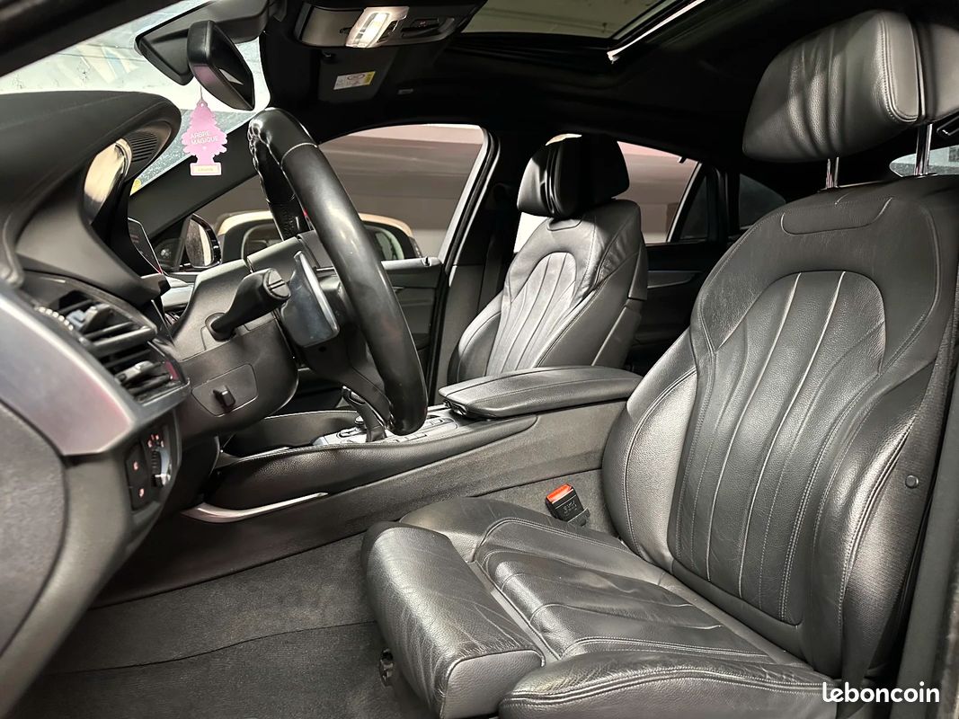 BMW X6 F16 xDrive40d 313 ch M Sport A | TOIT OUVRANT | HK | SIEGES ELECTRIQUES CHAUFFANTS 26880 (image 13)