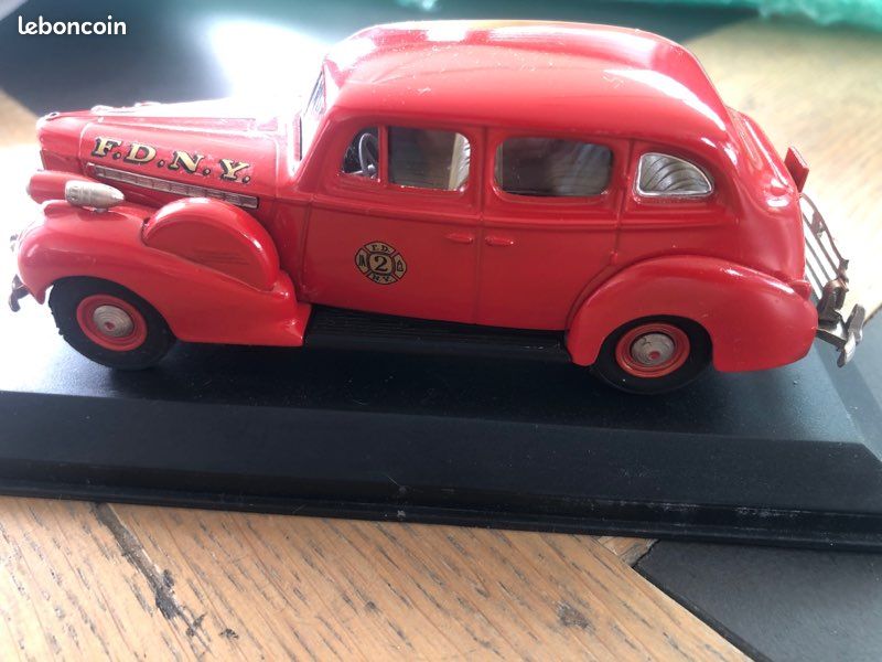 Voiture pompier Rextoys année vers 1930 (image 3)