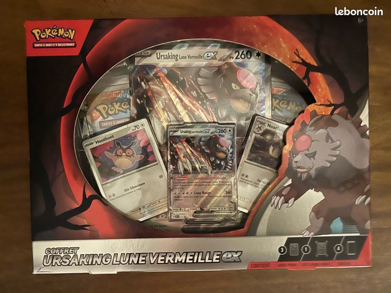 1 JCC Pokémon : Coffret Ursaking Lune Vermeille-ex · : Shop, Sell, Connect