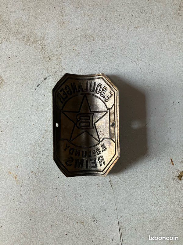 ANCIENNE PLAQUE DE Vélo 1922 Ministère De Finance Bicycle Plate Badge Targa Bici EUR 20,00 - FR