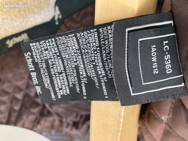 Blouson cuir aviateur Schott (image 8)