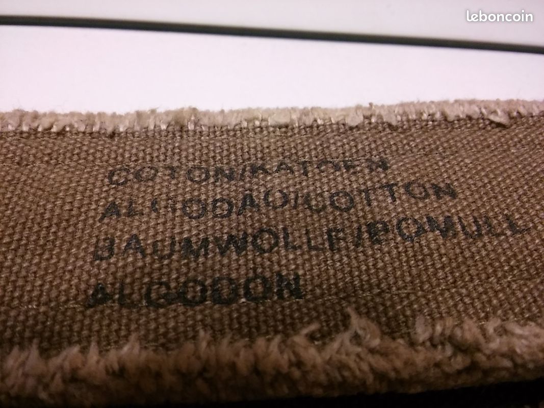 Ceinture coton 115x4 kaki (image 5)