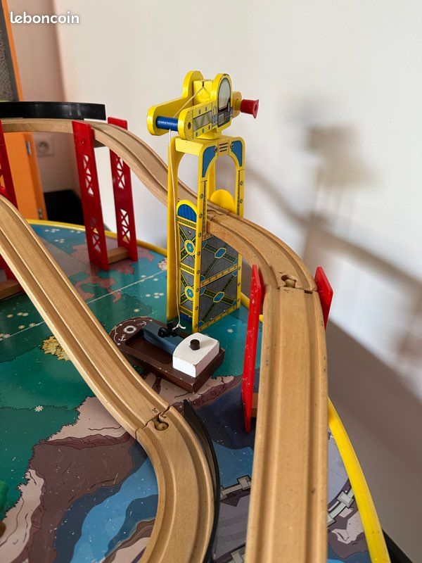 Table circuit train bois kidkraft Jeux Jouets