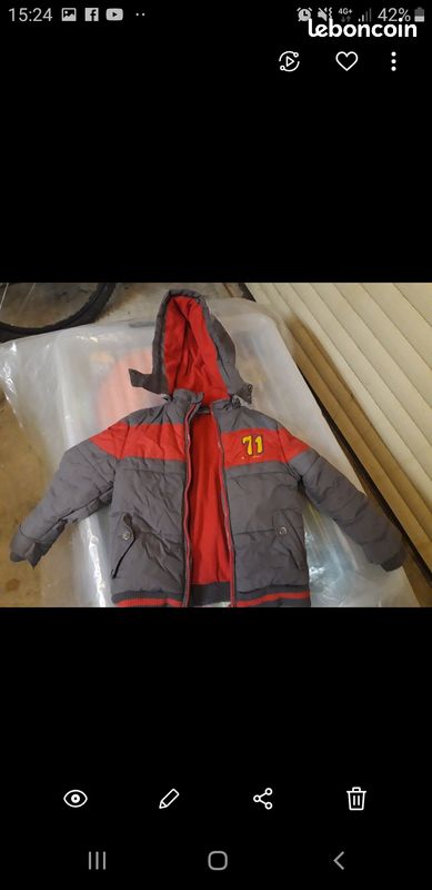 Manteau polaire imperméable garçon (image 1)