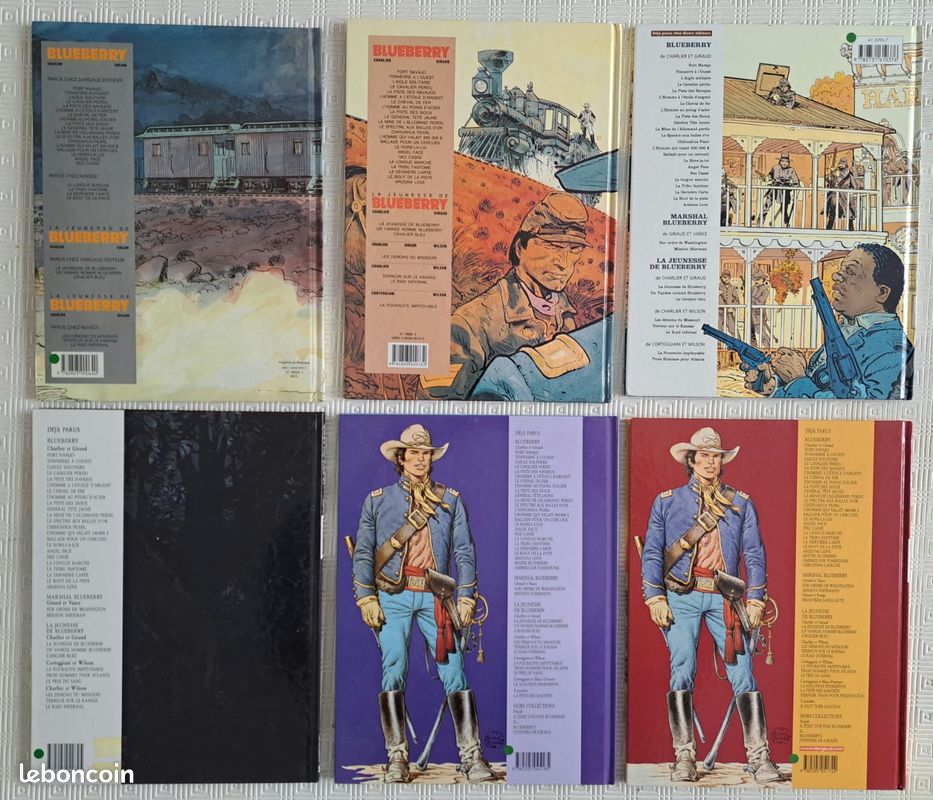 Lot de 6 La jeunesse de Blueberry - Novedi/Alpen/Dargaud - EO TBE Cf Description (image 3)