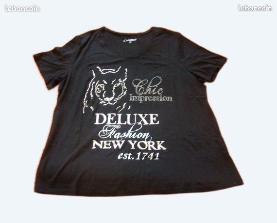 Tee-shirt motif tigre Taille L Marque C&A Vêtements