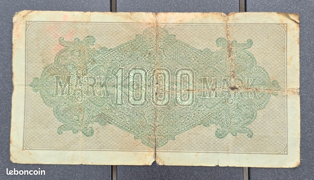 Lot de billets ancien 1000 Mark-100000Mark (image 2)