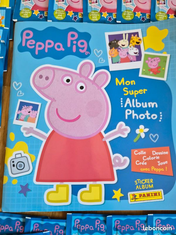 Panini Peppa Pig Sticker Mein lustiges Fotoalbum - 1x Stickeralbum + 15x Stickertüten - Sticker