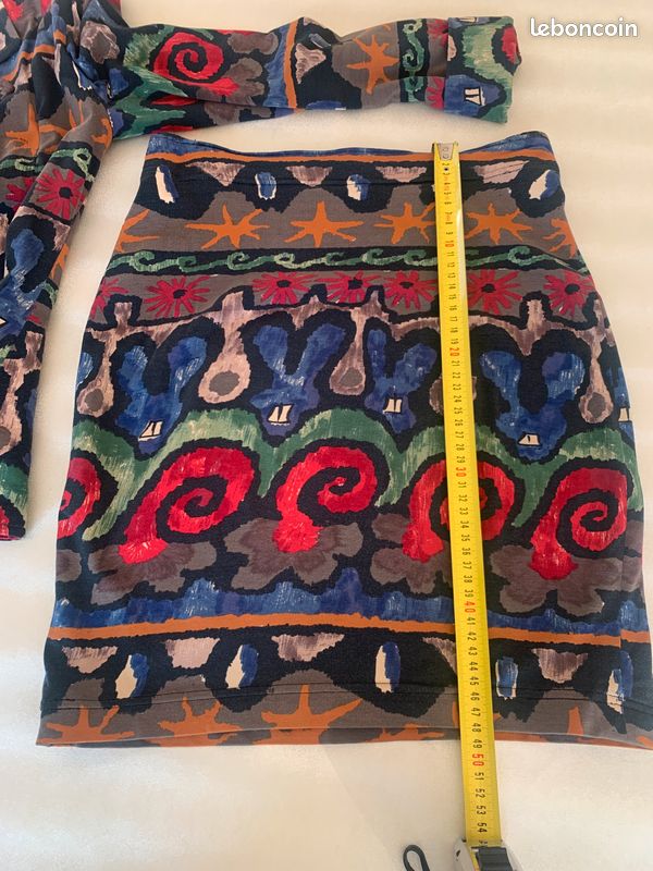 Veste CHACOK Femme Taille 36/38 (taille 1) - Multicolore à Dominante Verte - Occasion Parfait état