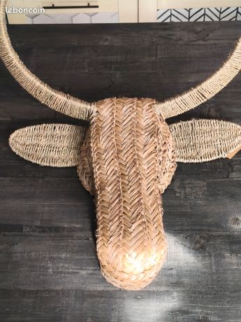Trophée mural Tête de buffle Kare Design en métal style western