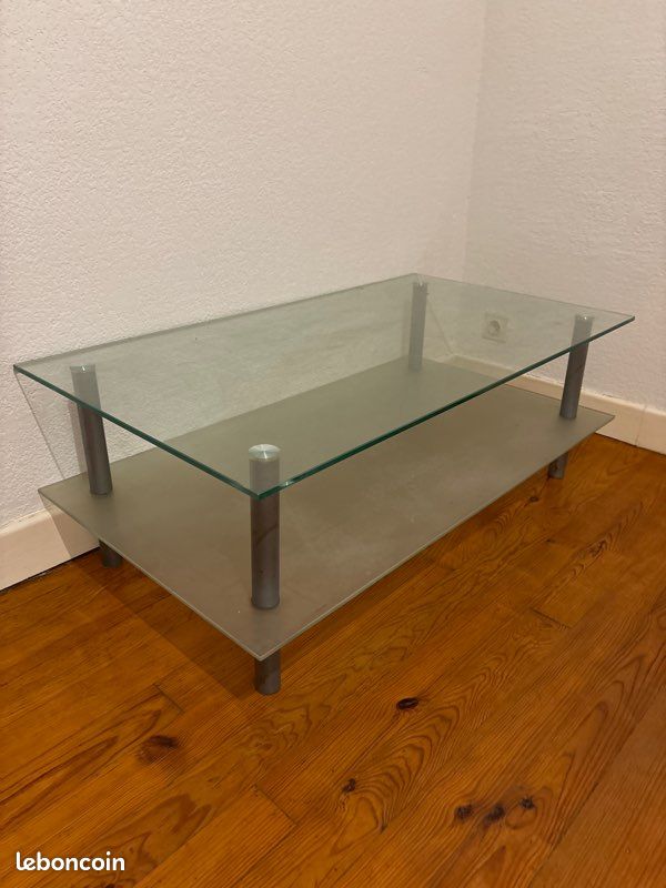 Table basse en verre (image 2)