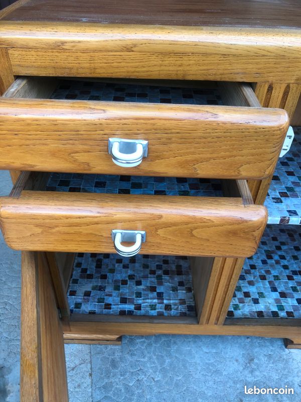 Petit bahut vintage en bois (image 4)