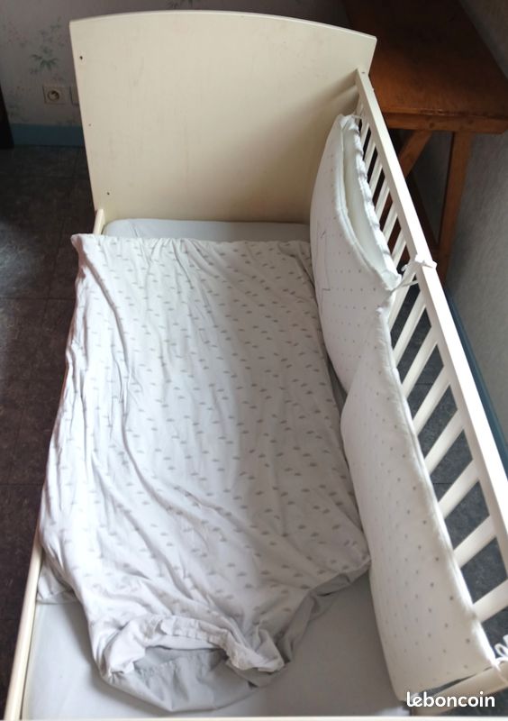 Lit bébé évolutif + Matelas (image 4)