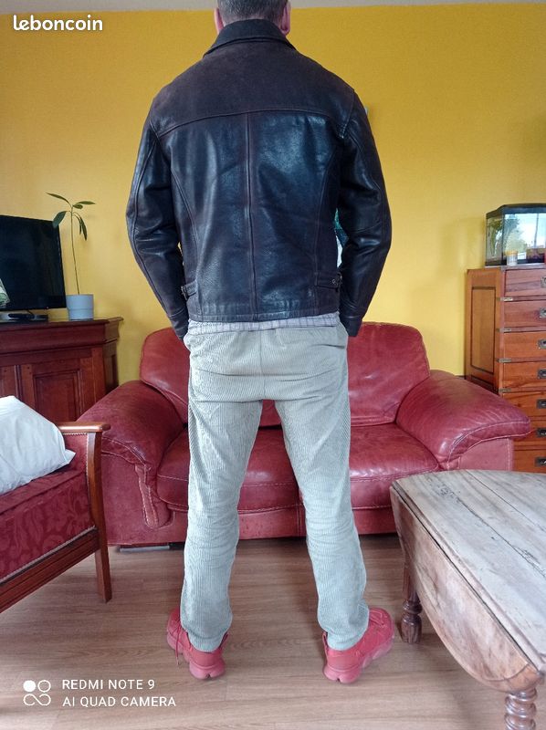 Blouson cuir TIBET homme taille 48 M/L (image 4)
