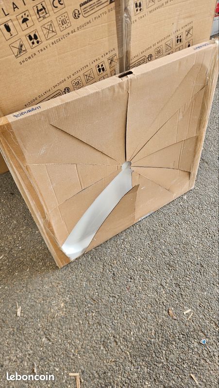 Receveur Duravit résine blanc (image 1)