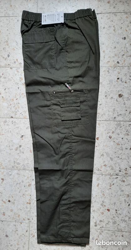 Pantalon d'été neuf 2XL tergal kaki Vêtements
