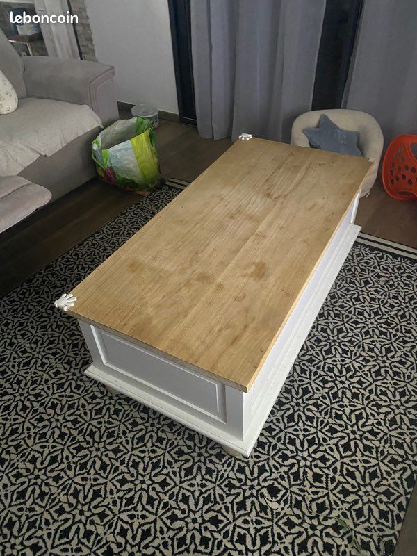 Table basse en bois (image 3)