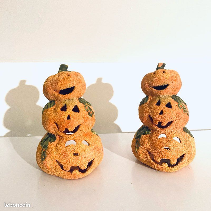 Lot 2 photophores citrouilles 🎃 - neufs (image 1)