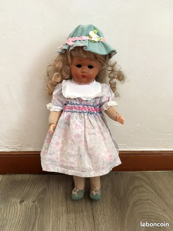 ROBE POUPÉE ANCIENNE EDEN BEBE/JUMEAU EUR 120,00 - PicClick FR