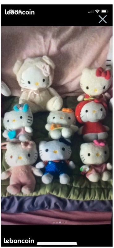 Lot de peluches hello kitty (tinou) (image 1)