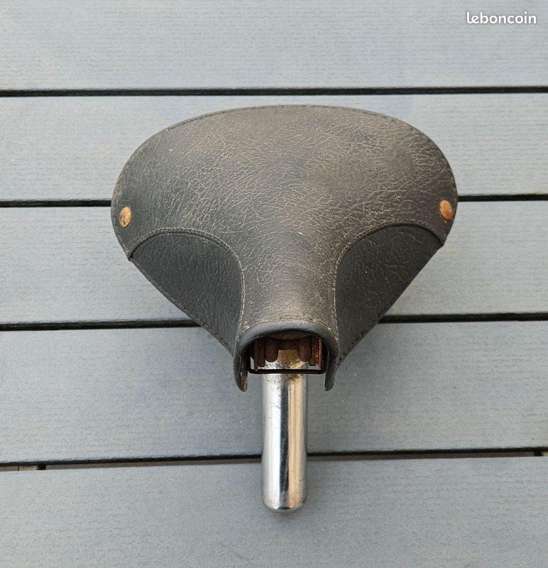 Selle Vélo Vintage ELAEDY 110 En Cuir – Fabrication Française, Garantie