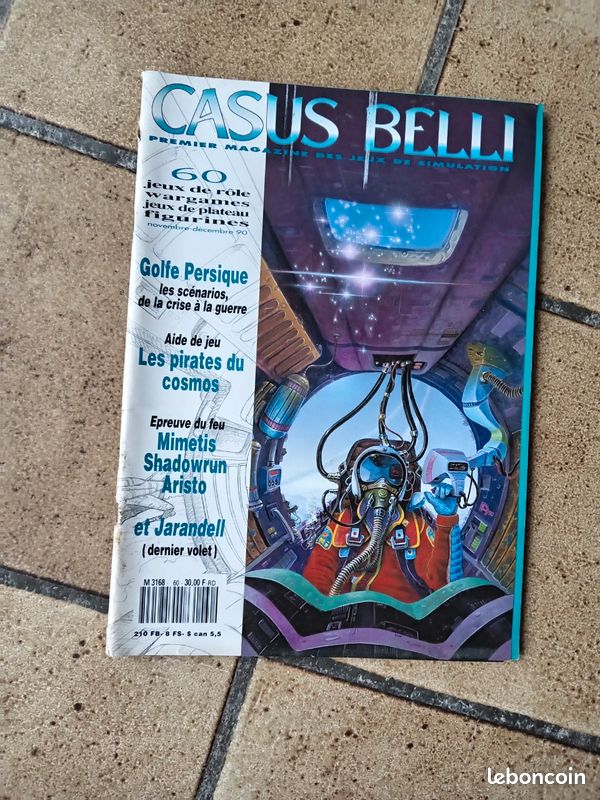 Jeux de rôle - MAGAZINE - CASUS BELLI - Numéro 54 - 1989 avec Encart