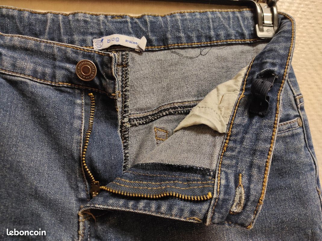 Jean bleu 16 ans taille ajustable gemo (image 3)