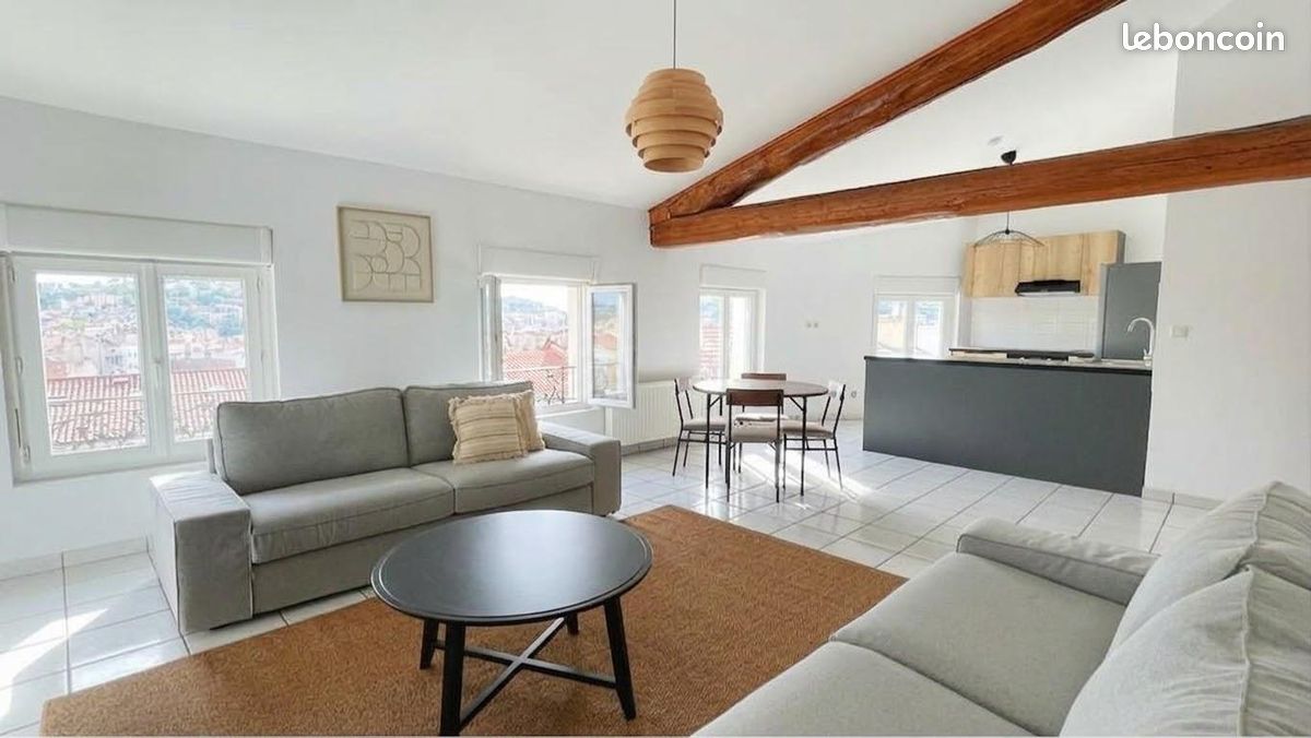 Appartement 4 pièces 77 m² · à Saint-Étienne · 76,7 m² · 790 €/mois