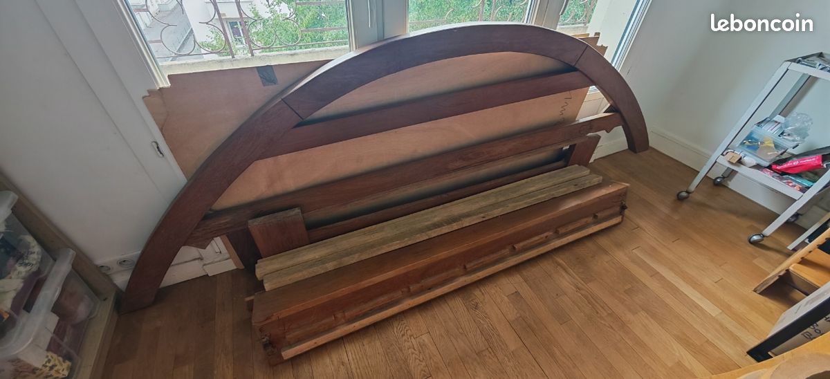 Lit King size matelas 180 (image 4)