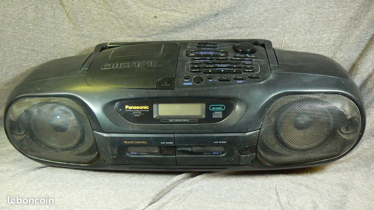 Panasonic RX-DT55, radio CD K7 (image 1)