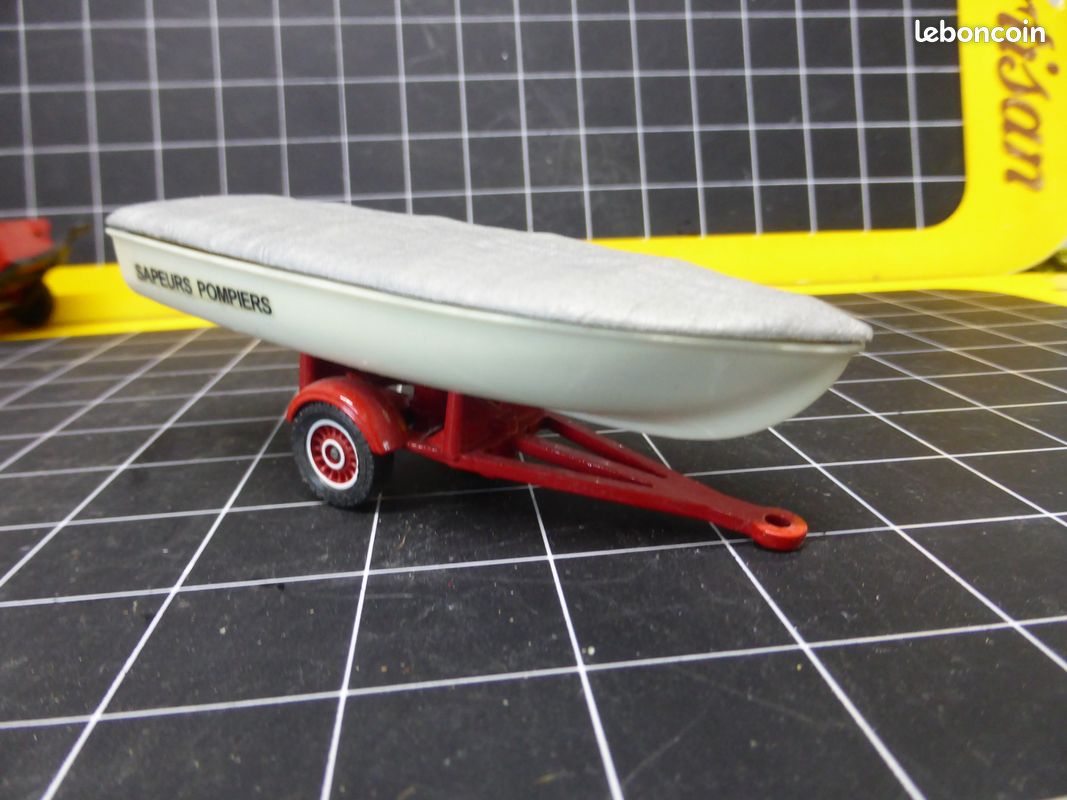 Barque 1/43 - 1/50 solido pompier ancien vieux vintage collection miniature Camion voiture automobilia jouet (image 1)
