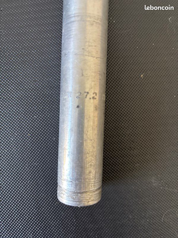 Potence Vélo Vintage AMO EBA AMIBA 22,2 Mm - Tige Plume Creuse, Argentée