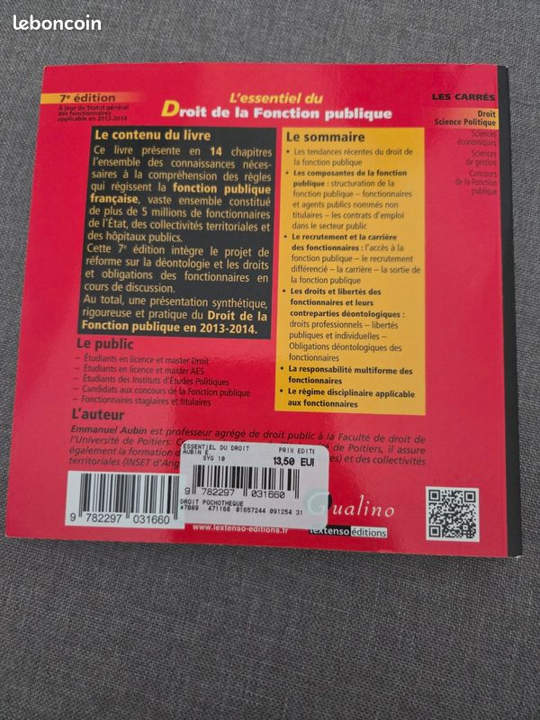 L'Essentiel du Droit de la Fonction Publique (image 3)