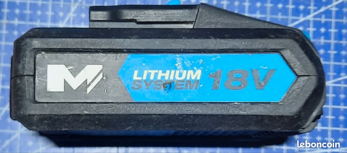 MBAT18-Li batterie 18V 1,5Ah 27Wh MAC ALLISTER, occasion testée sur banc d'essai (image 2)