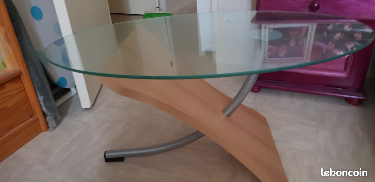 Table de salon en verre (image 1)