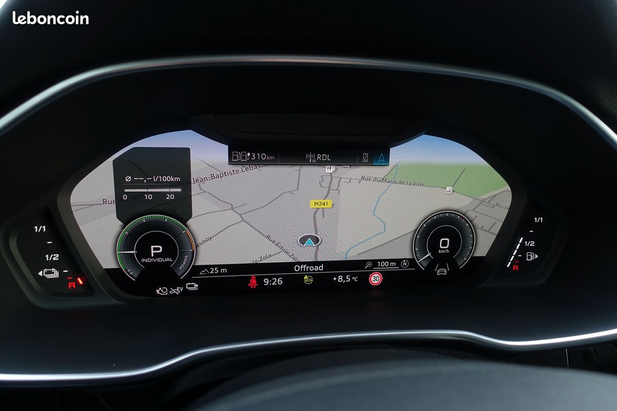 Q3 45 Tfsi e S-Tronic 245ch Hybride Rechargeable Virtual cockpit/Cuir chauffants/Gps Europe/Caméra/Carplay/Hayon électrique/1*Main/Garantie 12 mois (image 11)