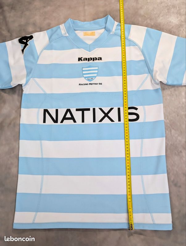 Maillot De Rugby Vintage Racing Métro 92 – Kappa – Taille S – Collection
