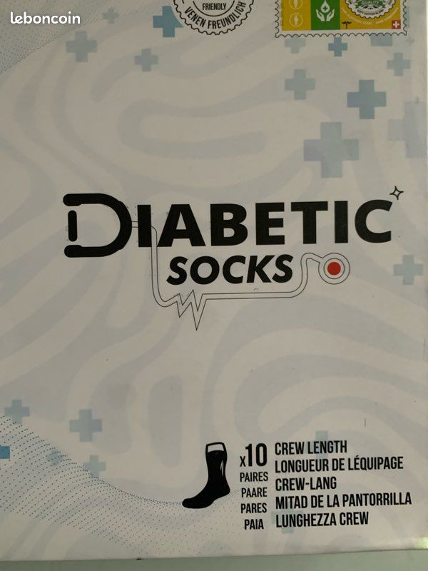 Lot De 10 Chaussettes Pour Diabétiques Sans élastique - Confort Absolu Homme/femme, été/hiver