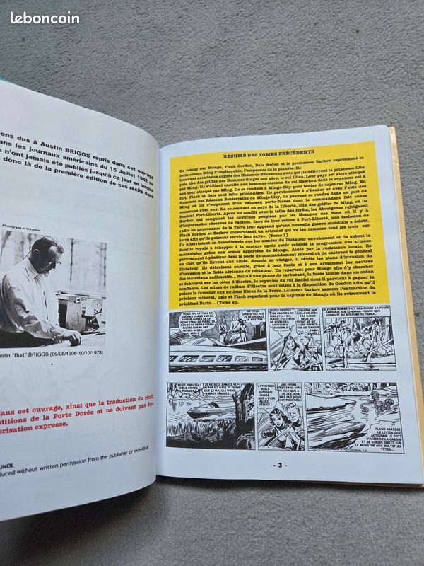 Lot FLASH GORDON Austin BRIGGS Editions La Porte Dorée et Mongo version intégrale L'âge d'or 1940 1944 tomes 1 2 3 4 rare voire introuvable (image 14)