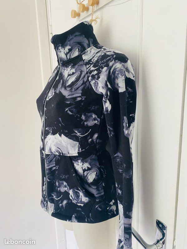 Sweat-shirt Sketchers col montant fermeture zippée sportwear (image 9)