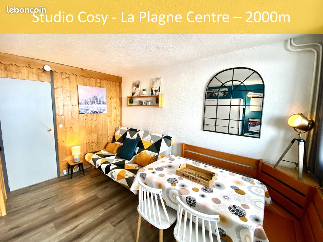 Joli Studio La Plagne 2000m - Locations saisonnières