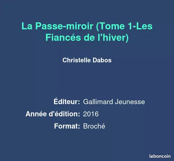 La Passe-miroir (Tome 1-Les Fiancés de l'hiver) - Christelle Dabos (image 2)