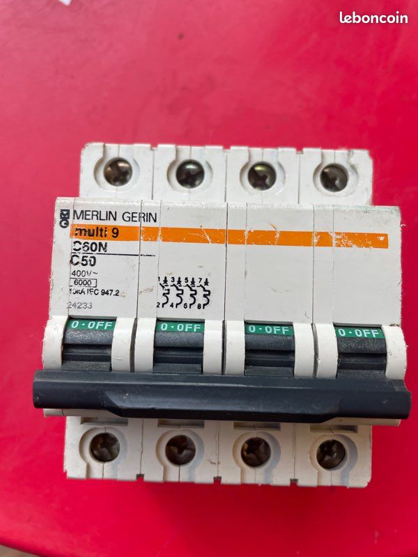 Disjoncteur merlin gerin C60n c50A (image 1)