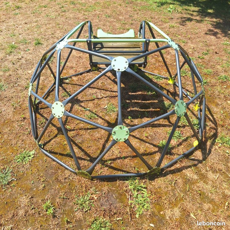 Dome d'escalade avec toboggan - Cage à écureuil (image 2)